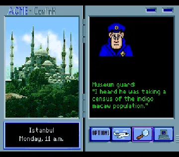 Where in the World Is Carmen Sandiego (Europe) (En,Fr,De,Es,It) screen shot game playing